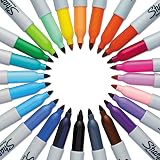 Sharpie Permanent Markers, Fine Point; Resists Both Fading and Water; Marks on Paper, Plastic, Metal, and Most Other Surfaces; Assorted Colors; 1 Blister Pack of 24 Markers (31993PP) – view 4