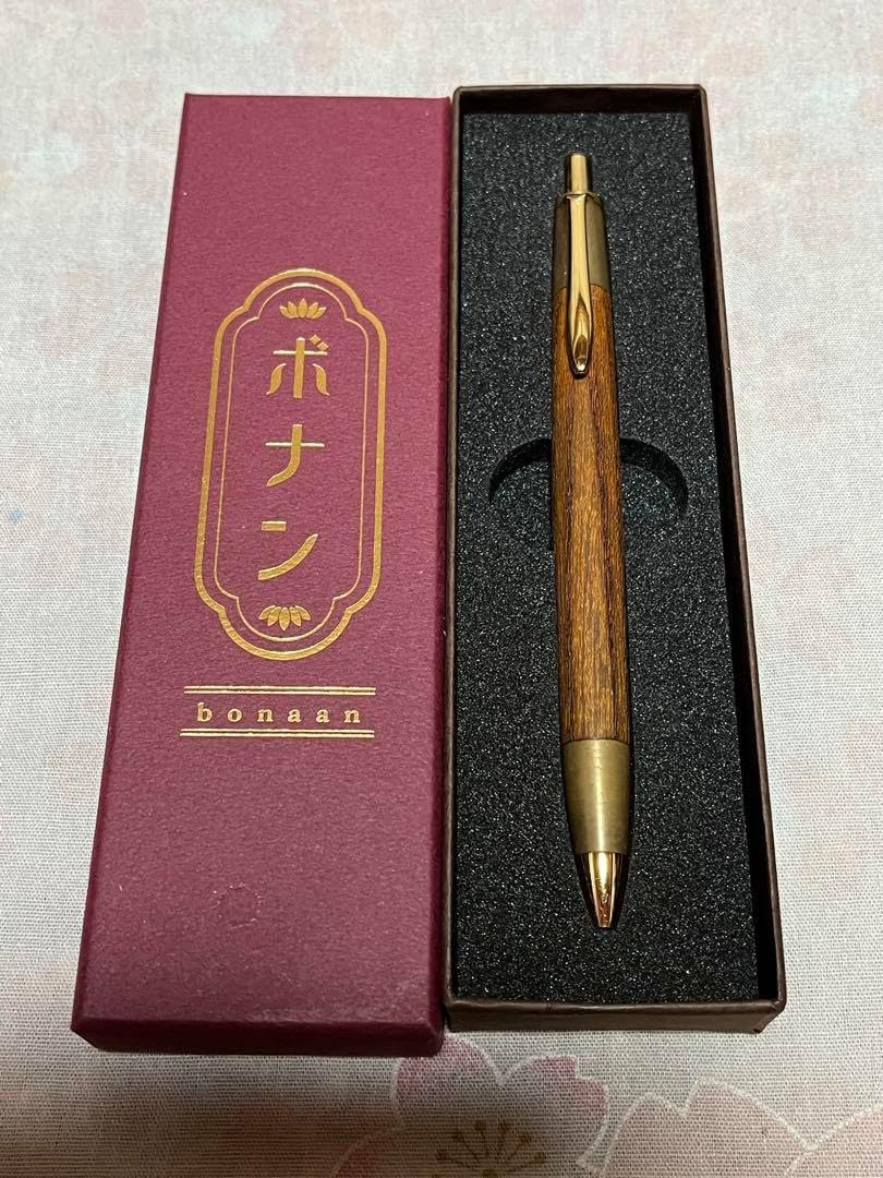 ボナンペン ボールペン 特殊金具仕様 欅 ボナンペン ボールペン 特殊金具仕様 欅 新品未使用】ボナンペン 欅