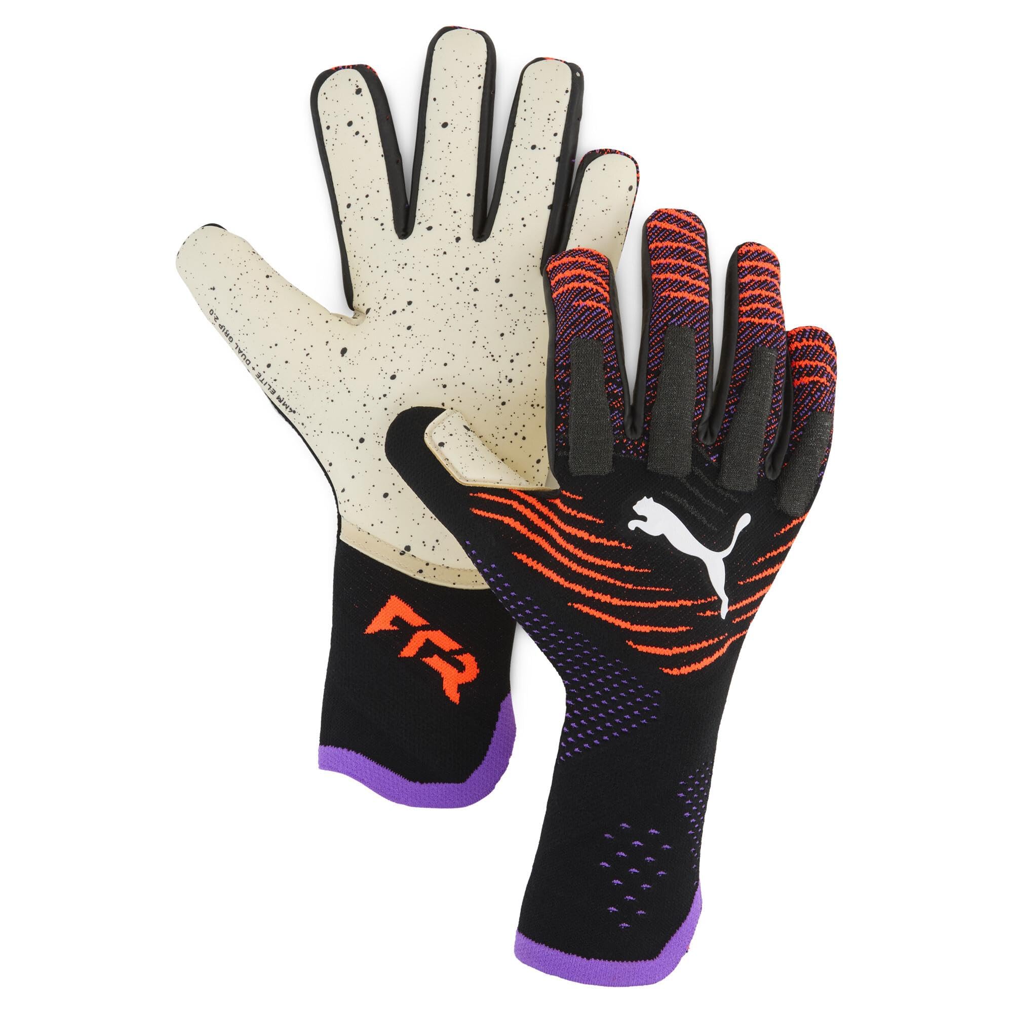 PUMA Unisex Ultimate Goalkeeper Gloves Adults Black/Glowing 9.5 — image 1