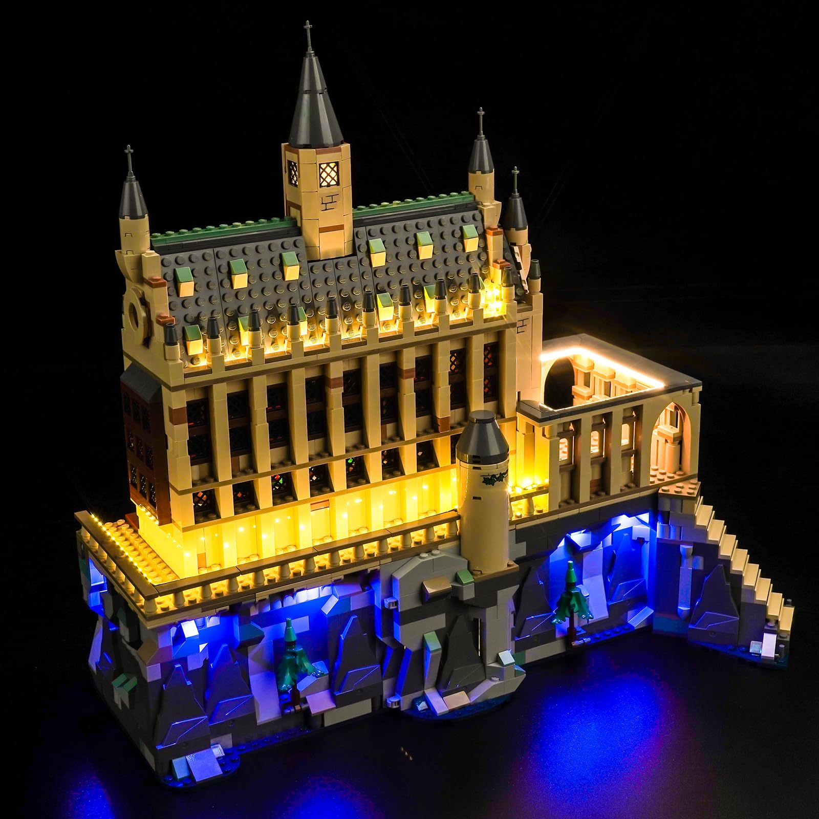 Remote Control Light Kit for Harry Potter Hogwarts Castle: The Great Hall 76435 (No Lego) - Image 3