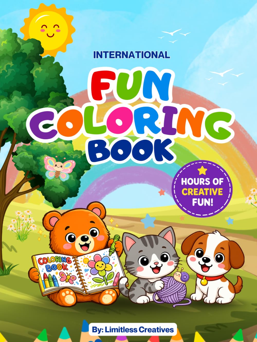 FUN COLORING BOOKS FOR KIDS: Simple, Adorable Pages for Little Artists to Color and Enjoy