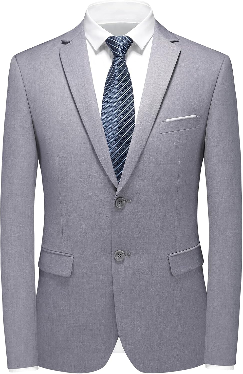 KUDMOL Men Suits 3 Piece Slim Fit Suit Business Wedding Formal Dinner Two Buttons Tuxedo Suit for Men Classic Blazer Waistcoat Trousers Set 3 71HruzGS 0L. AC SL1500