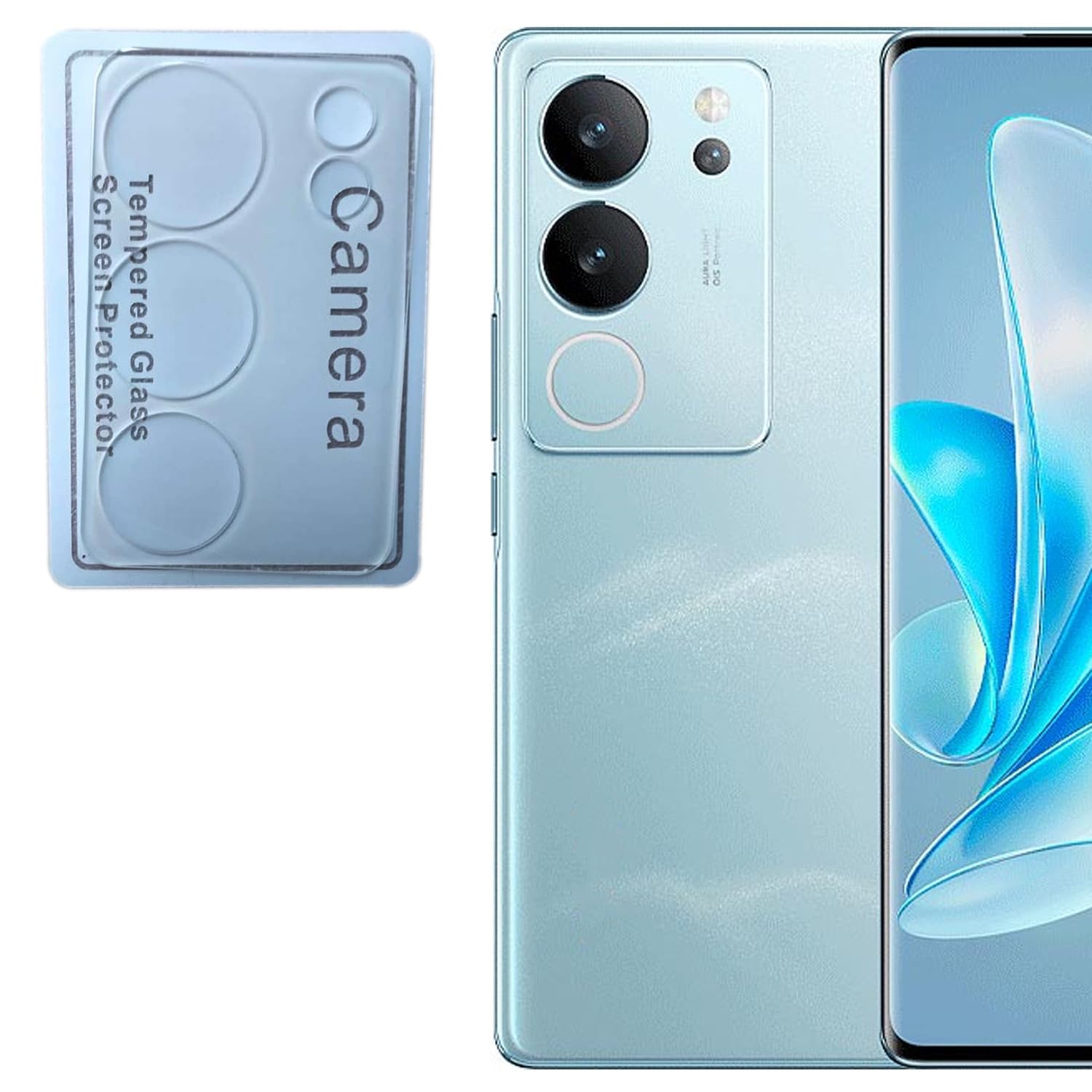 Oncraves 3D Back Camera Lens Protector For vivo V29 Pro | Full Coverage 360 Degree Protection Tempered Glass Bubble-Free Anti-Scratch Easy Install Ultra-Thin. Transparent (B0CS3MNHD7) Amazon Price History, Amazon Price Tracker