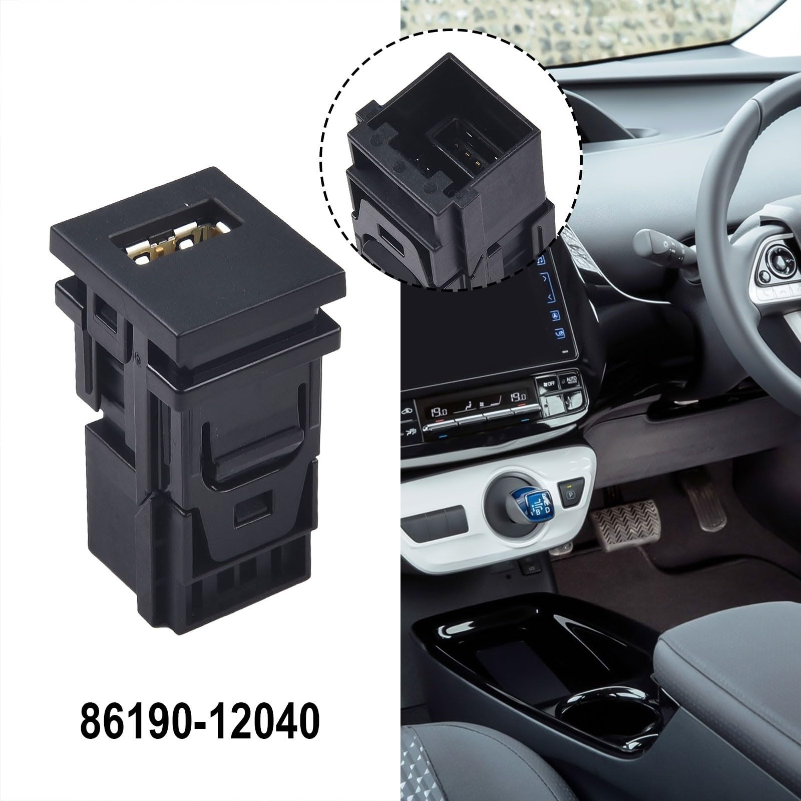 Porta ausiliaria della sostituzione per Toyota facile da usare, parte OEM 86190 12040