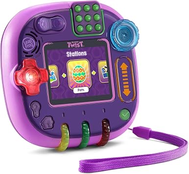 LeapFrog RockIt Twist Handheld Learning Game System, Purple