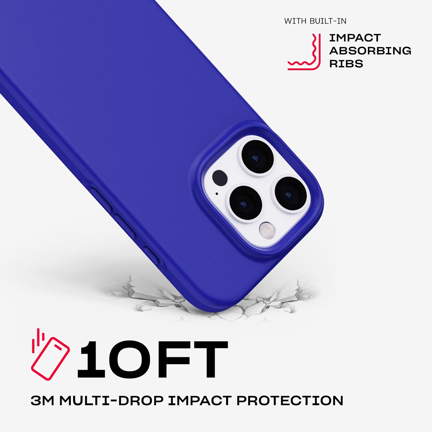 Tech21 EvoLite for iPhone 16 Pro Ultra Thin - Impact Protection Case - in Cobalt Blue