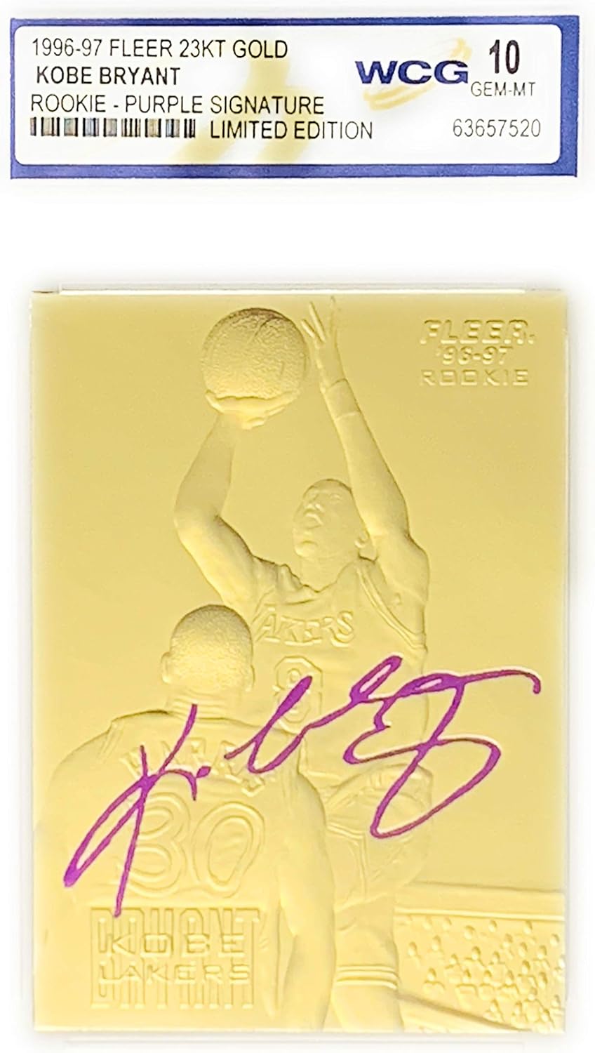 kobe bryant rookie signature