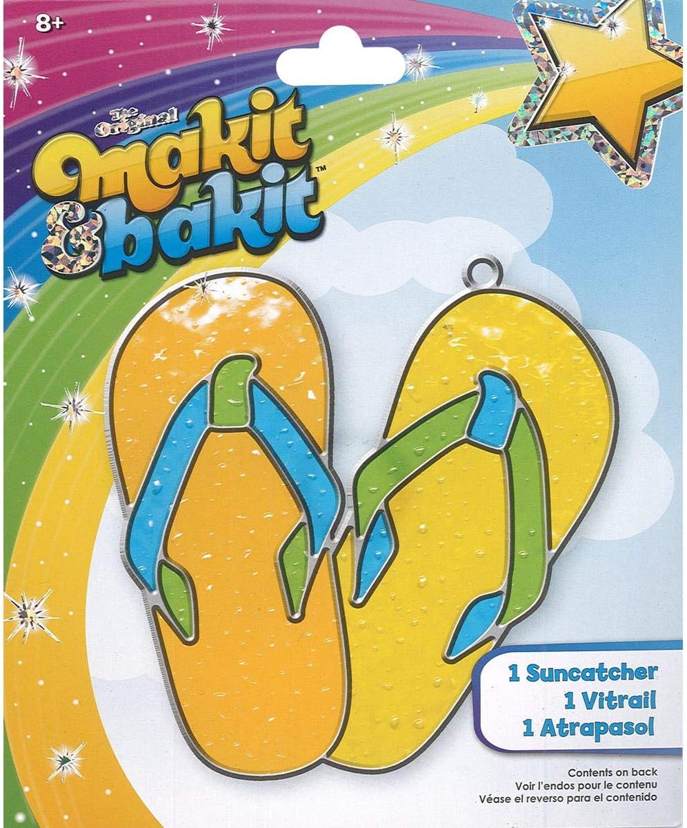 Makit & Bakit Suncatcher Kit-Flip Flops