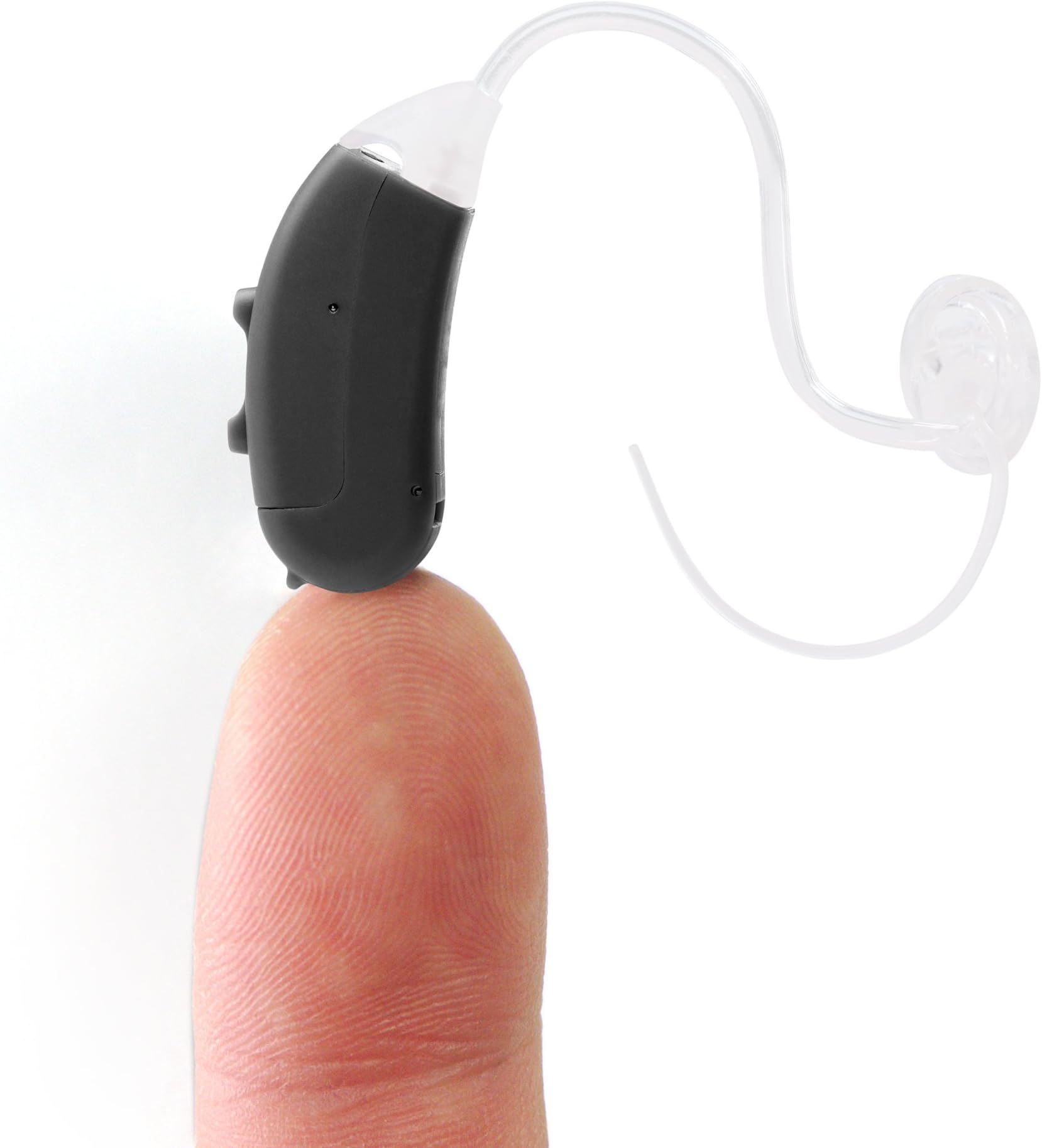 Empower Boost Left Ear Hearing Amplifier Clean Digital Amplification Doctor and Audiologist Designed to Aid Hearing with Volume Control, Graphite