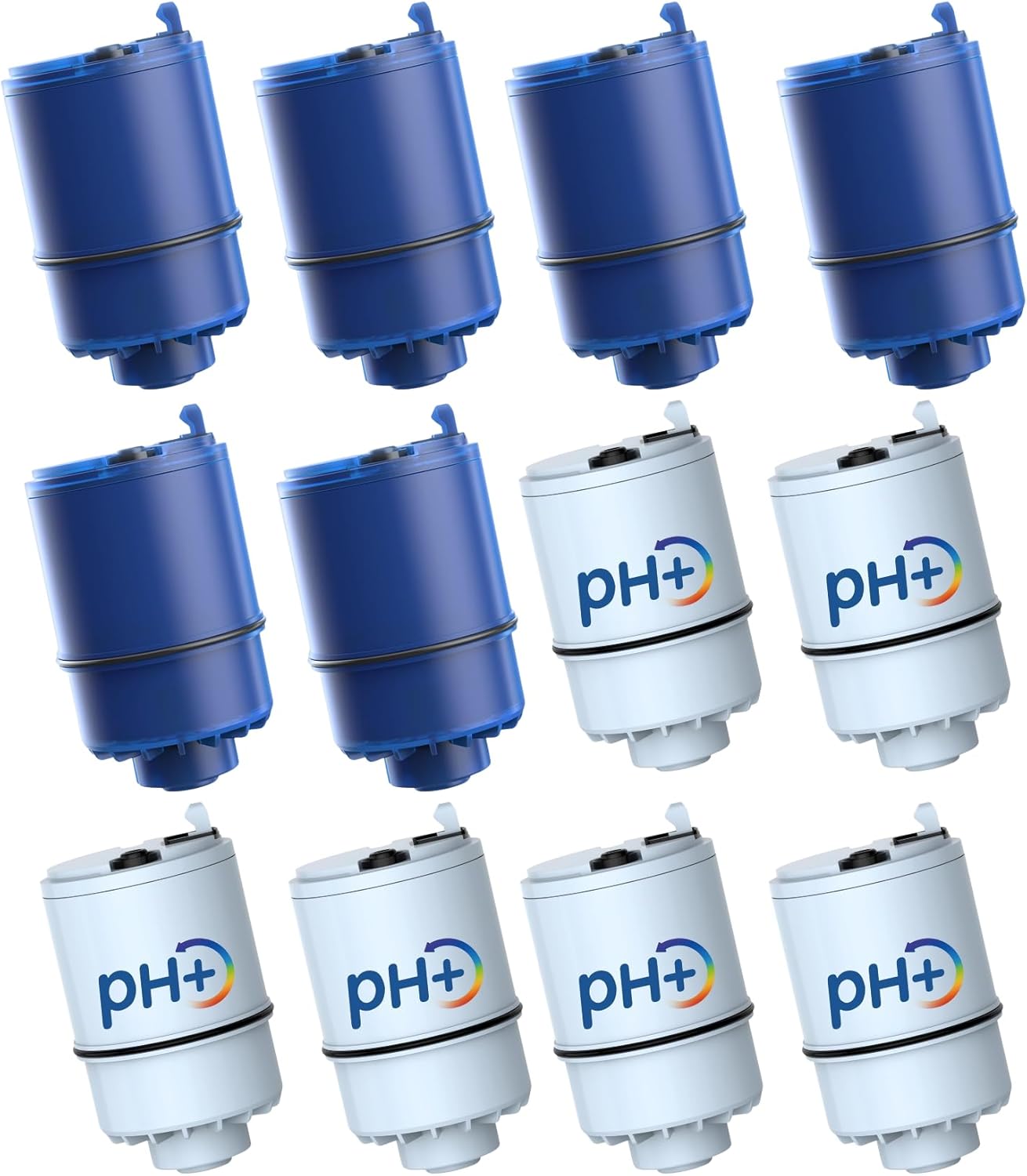 6 Pack Faucet Filter Replacement for All PUR®Plus, pur® Water Filter Replacement & [Alkaline] 6 Pack Faucet Filter Replacement