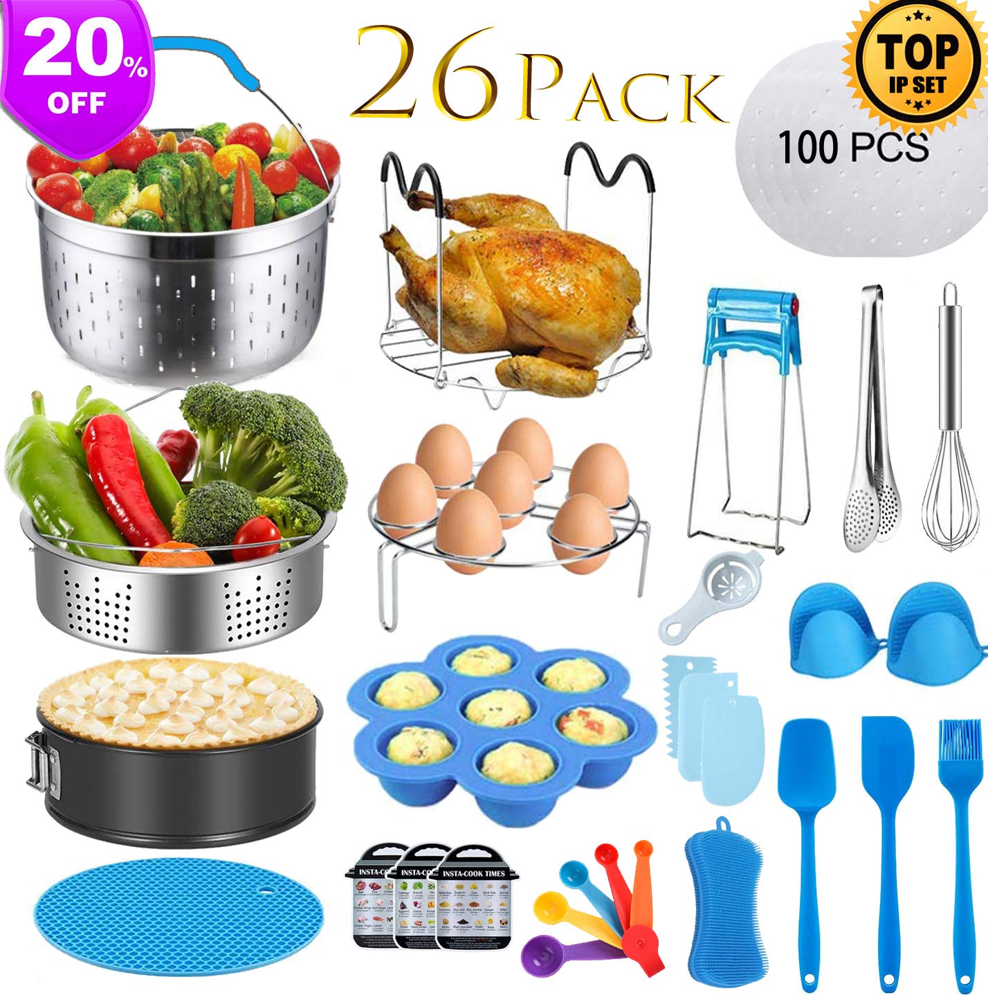 Buy 26 Pcs insta pot accessories Pressure Cooker Accessories Set For