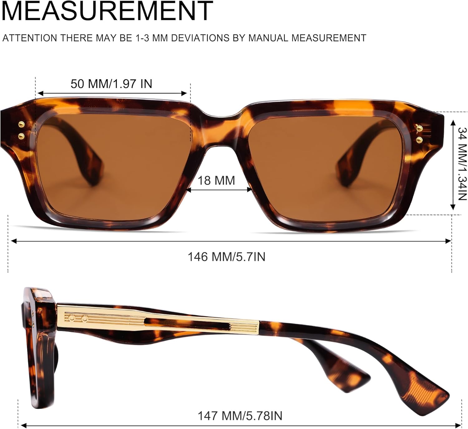VANLINKER Square Frame Sunglasses for Men Fashion Designer Shades lentes de sol hombre VL9927 - Image 5