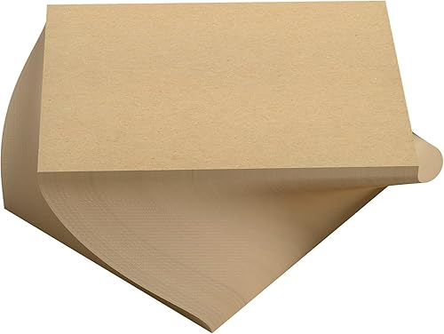 Miniatura 4 de Hojas de aglomerado de 8.5 x 11 pulgadas, 100 hojas de cartón kraft de 22 puntos para manualidades, proyectos de bricolaje y embalaje, alternativa