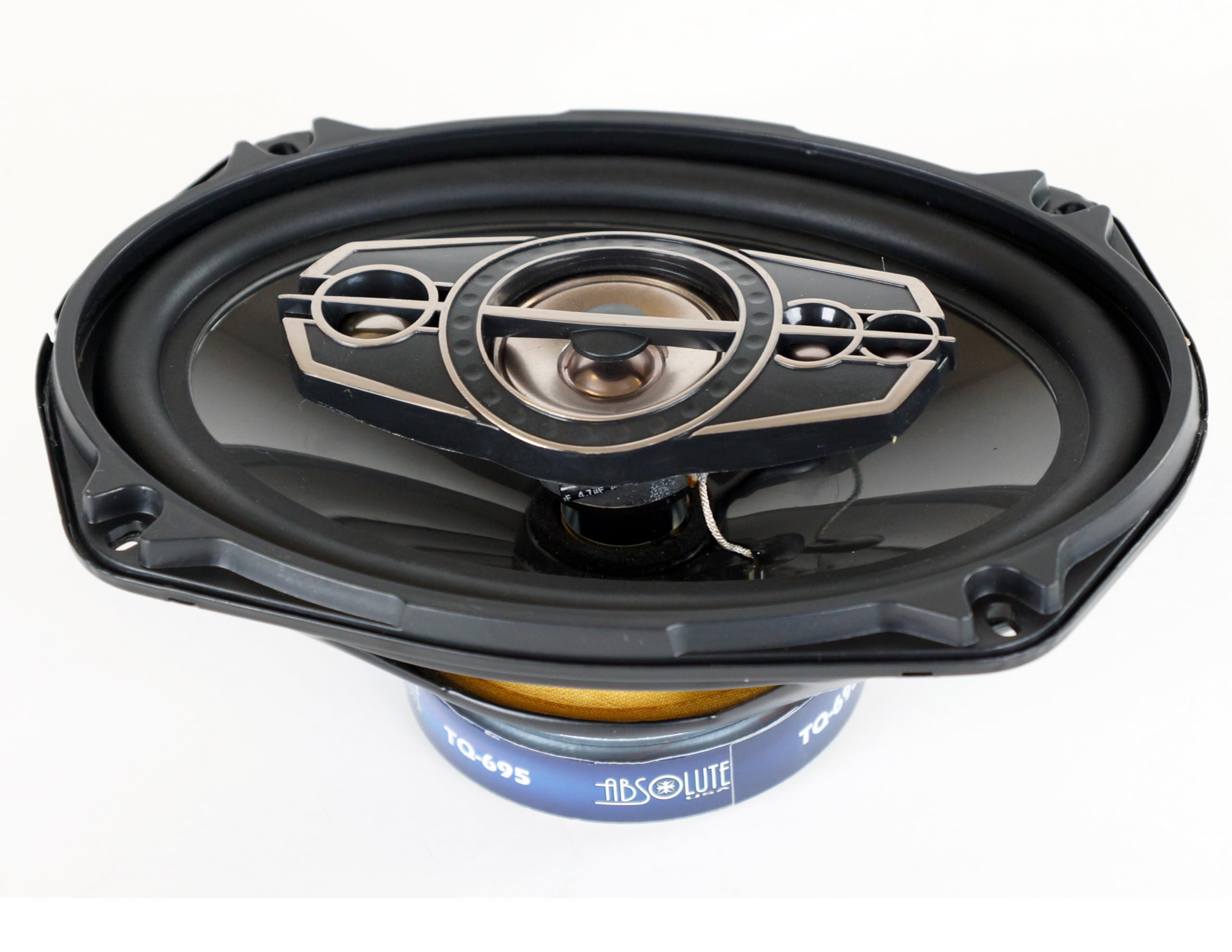 Amazon.com: Absolute TQ-695 6x9 5-Way Coaxial Car Speakers 600W
