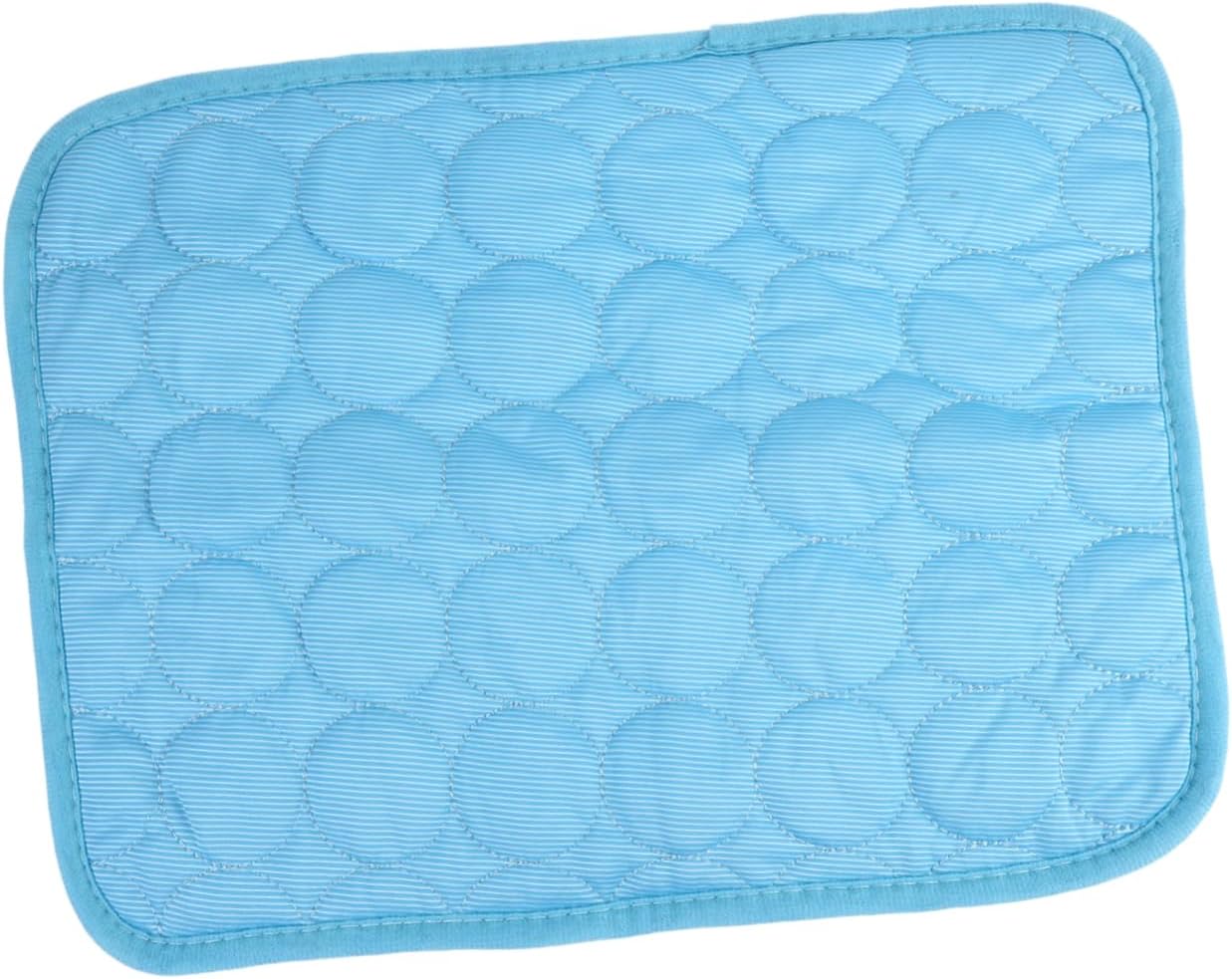 review 2pcs Summer Mat Pet Dog Cooling Bed Pet Heat Absorbing Mat Cooling Pad for Dog Crate Small Animal Blanket Pet Cooling Pad for Pet Cool Mat Cooling Dog Bed Cat Dog Summer Mat Pets