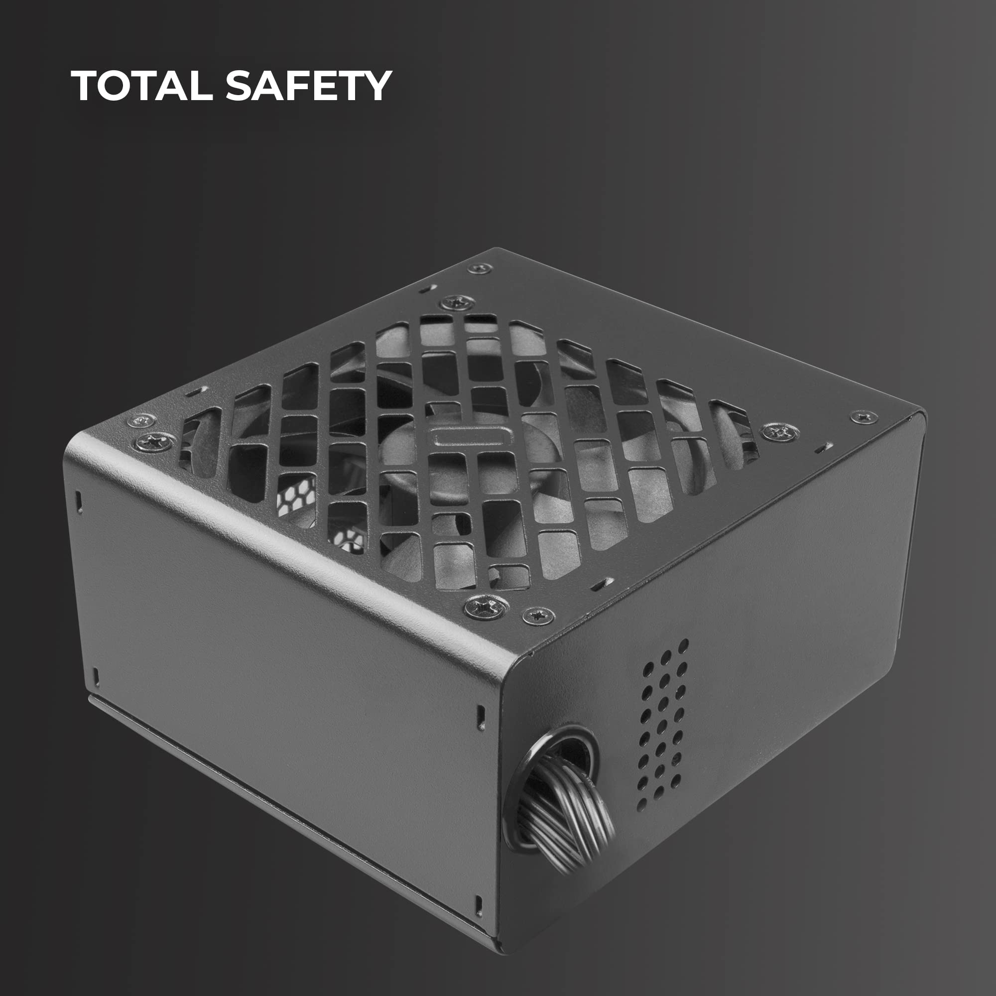 Tacens Anima APSIII500, Alimentation PC SFX 500W, Technologie SMD 85% Bronze 12V, Ventilateur Ultra-Silencieux 9cm, Noir