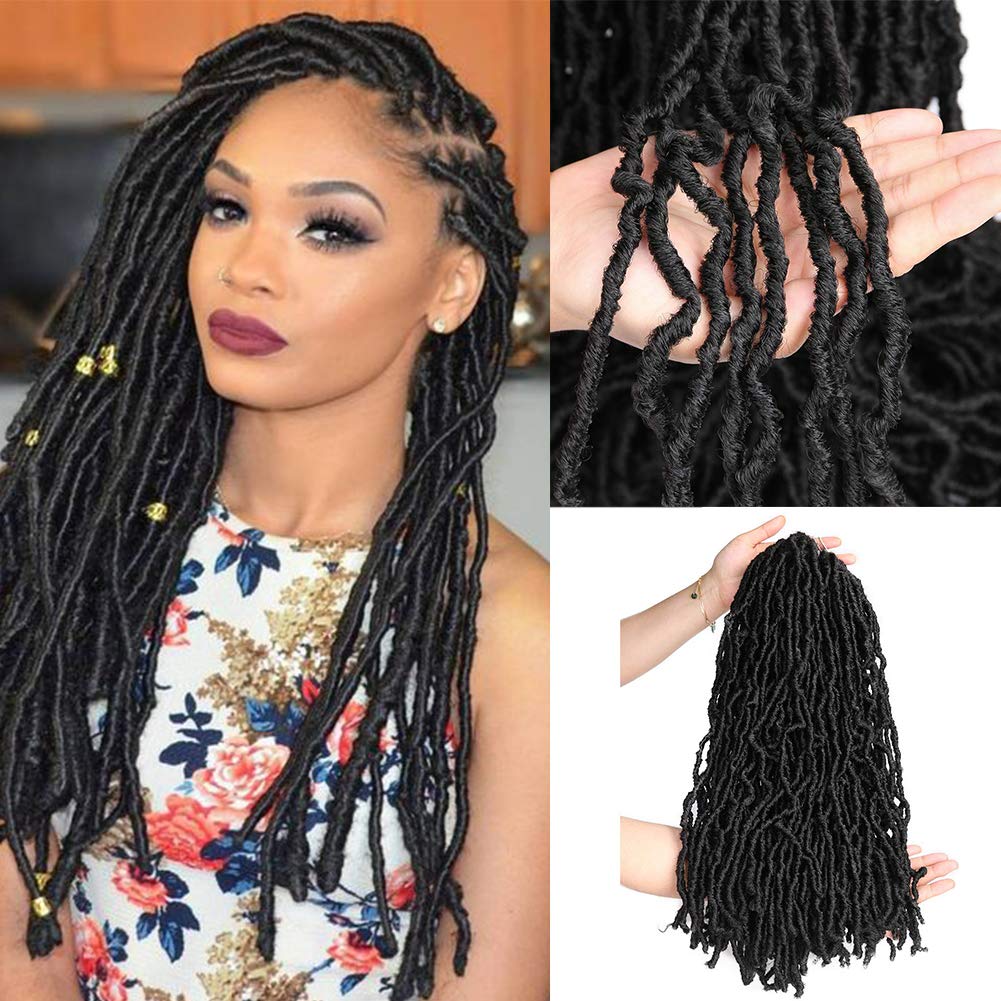 Buy HANNE NU Locs Crochet Twist Braiding Hair Extensions For Black