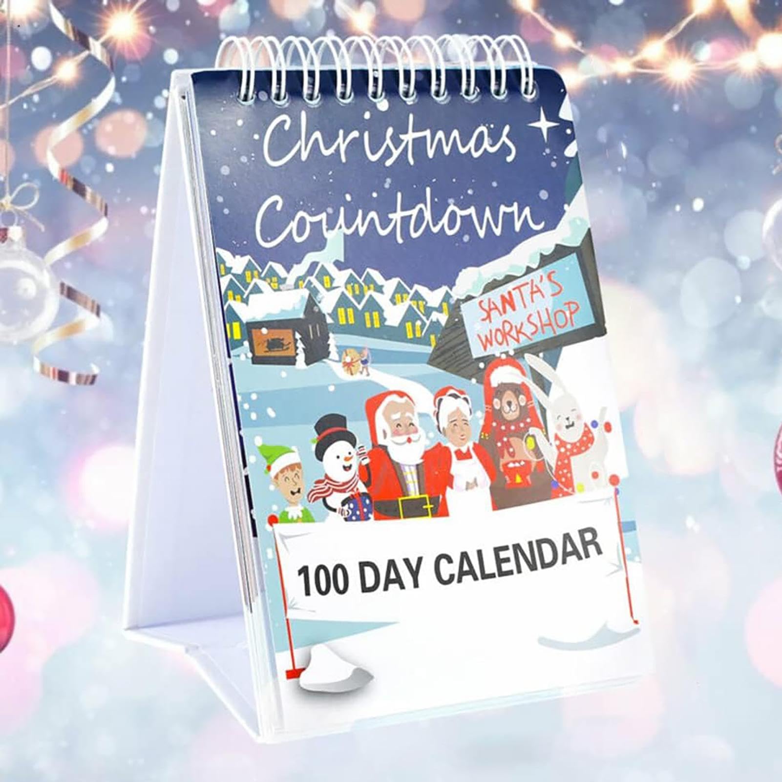 100 Day Countdown Calendar 2024, Countdown Calendar Desktop Advent Calendar For Home OfficeDecor Countdown Calendar