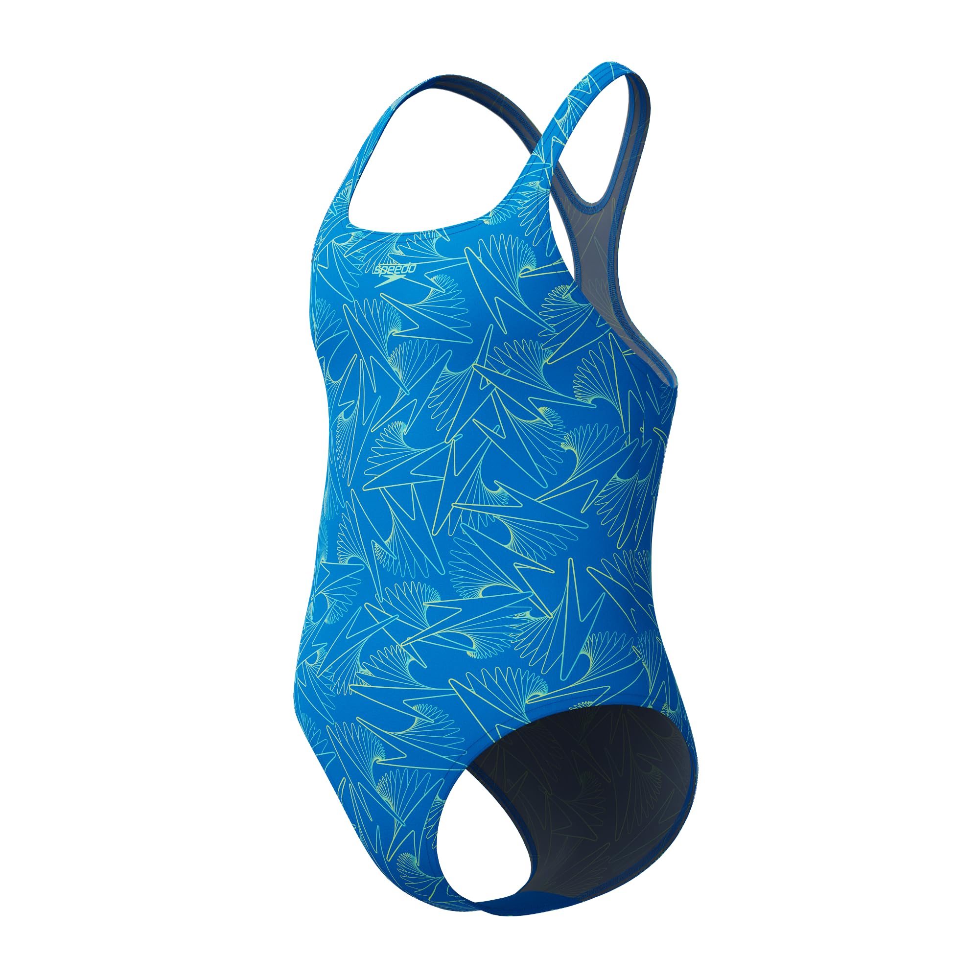 Speedo HyperBoom Allover Medalist - Bañador para niña, color azul