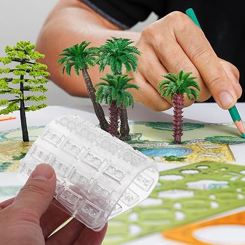 Miniatura 2 de Kichvoe 1 juego de moldes de ladrillo en miniatura para mesa de arena, modelo de construcción para manualidades de paisajes y escenas en miniatura