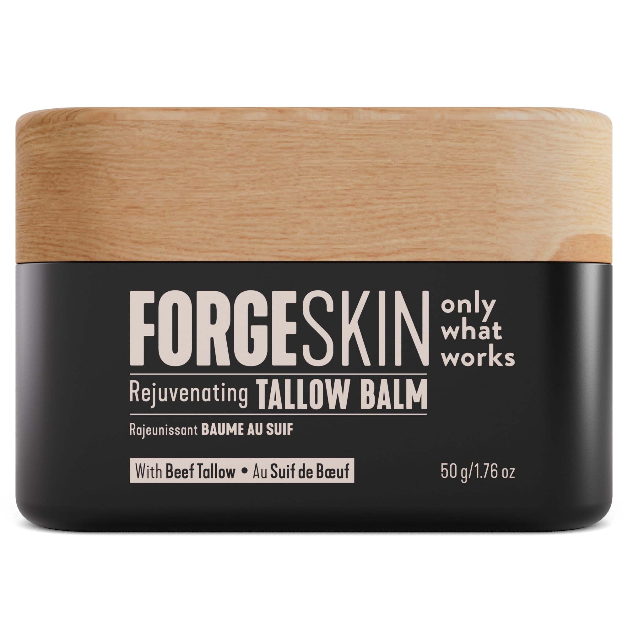 Men's Wrinkle Defense Tallow Balm - 1.77 OZ | Anti-Aging Face Cream - Facial Moisturizer for Wrinkles, Dark Circles, and Fine Lines | Hydrating Night and Day Cream for Men