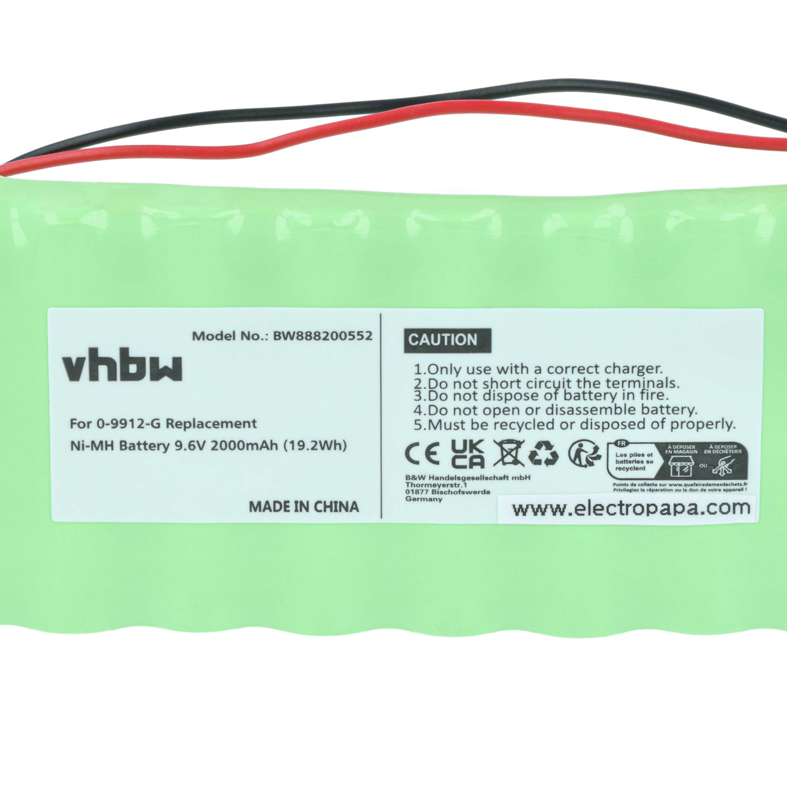 vhbw 2X Batterie Compatible avec Visonic PowerMaxComplete