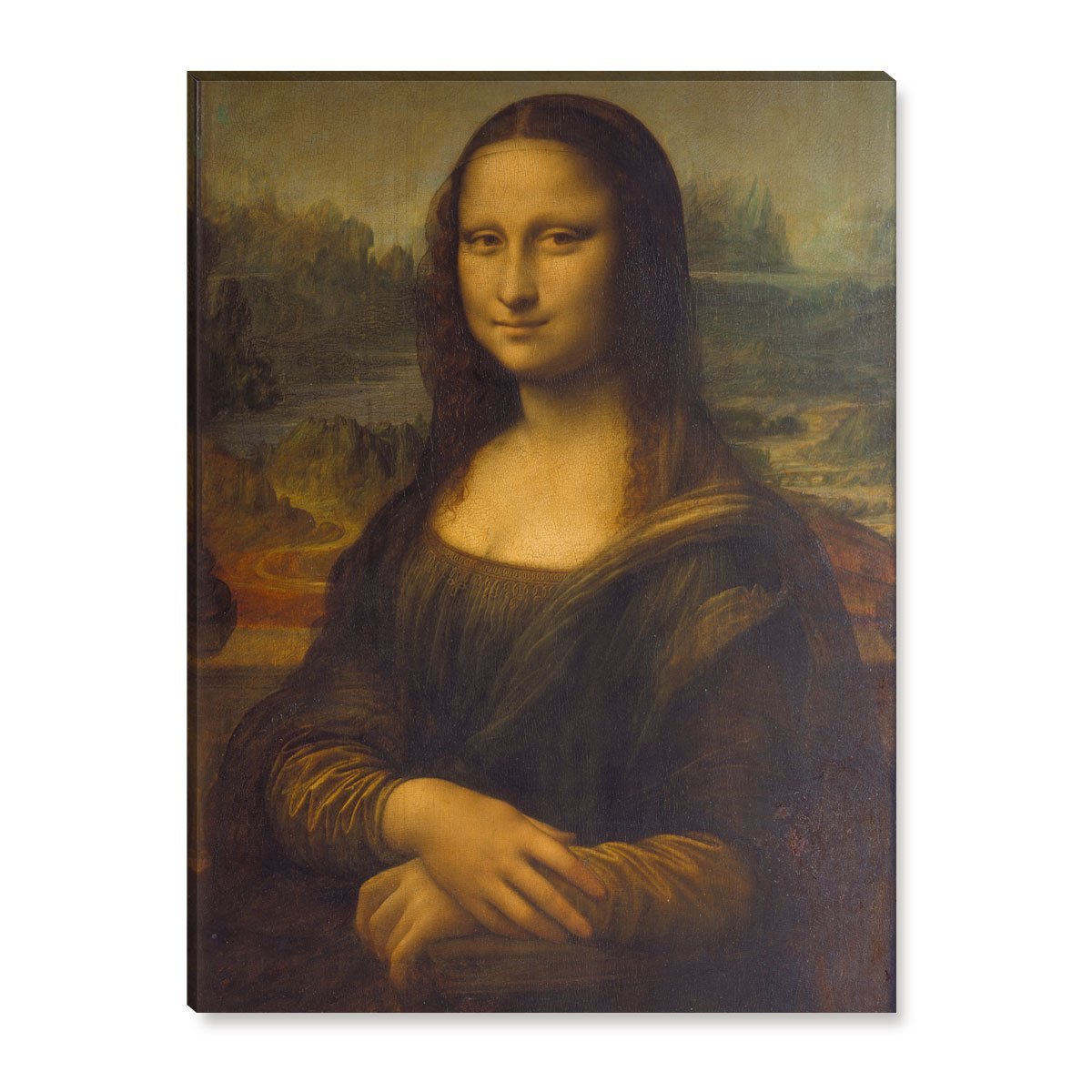 Leinwandbilder von Leonardo da Vinci - Wähle ein Motiv & Größe: "Mona Lisa" - 60 x 80 cm