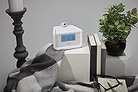 Vista 7 de HoMedics Dual Alarm Digital FM Clock Radio Time Projection, 8 Relaxing Nature Sounds, LED Display, Multi-Alarm Snooze, Sleep Timer, Nightlight