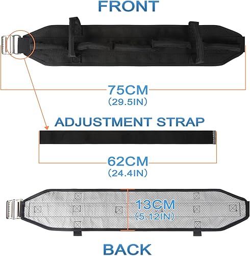 Miniatura 9 de Cinturones de marcha para personas mayores, cinturón de transferencia con asas, cinturones de puerta médicos para ancianos, cinturón para caminar