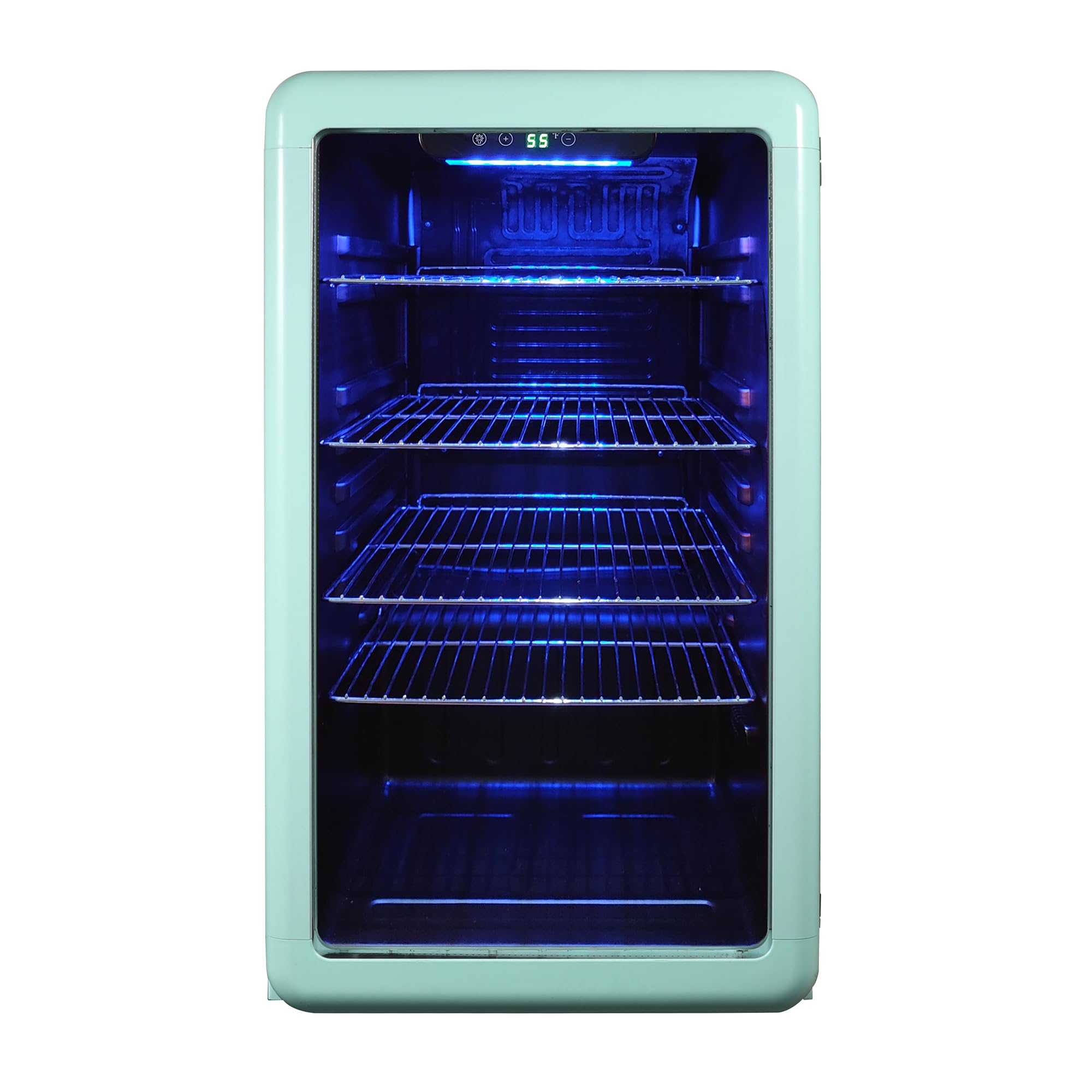 Magic Chef MCB34CHM 3.4-Cu. Ft. Retro Beverage Cooler (Green)