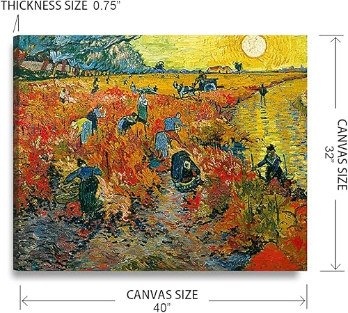 Vista 471 de DECORARTS - Almond Blossom Tree - Vincent Van Gogh Art Reproduction. Giclee Canvas Prints Wall Art for Home Decor 30x24