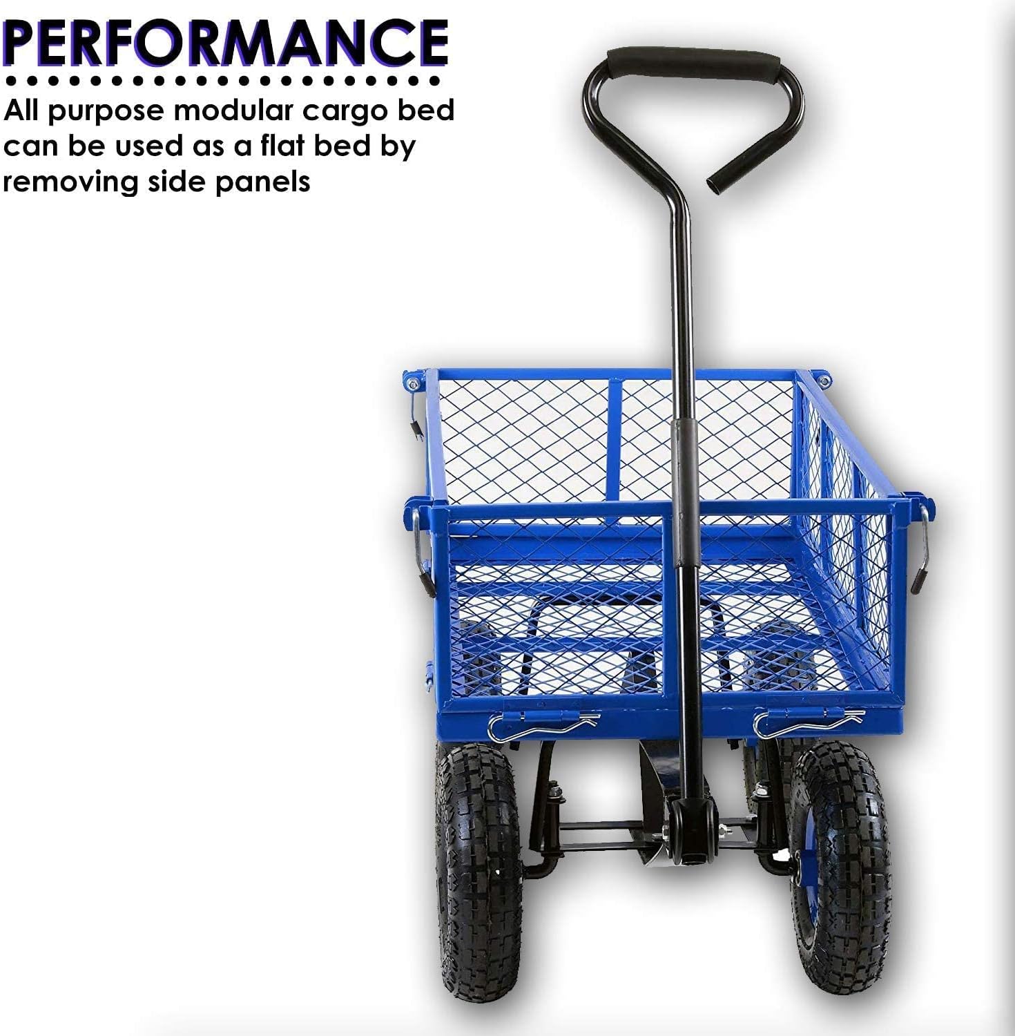 Buy Landworks Lawn/Garden Utility Cart/Wagon 400 lbs & Earth Auger