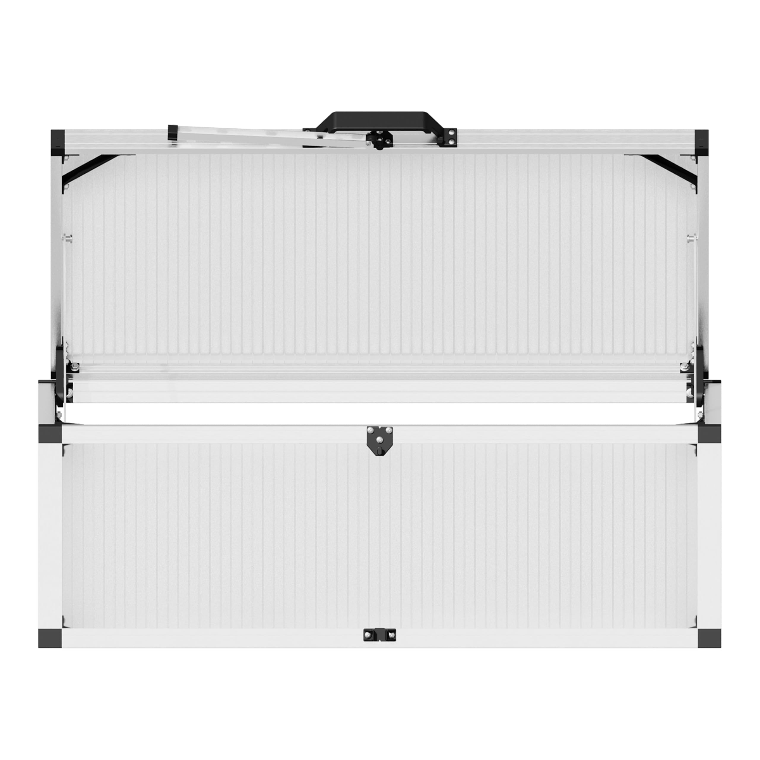 GFP Frühbeetkasten 103 x 132 cm Frühbeetaufsatz Caro, Aluminium mit Polycarbonat Doppelstegplatten
