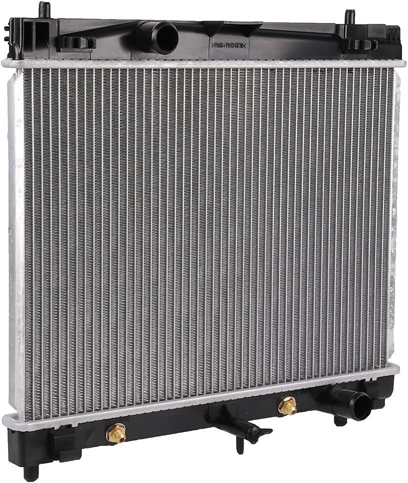 Replacement Radiator and AC A/C Condenser Compatible for 2006 2007 2008 2009 2010 2011 2012 2013 2014 2015 2016 2017 2018 for Toyota Yaris