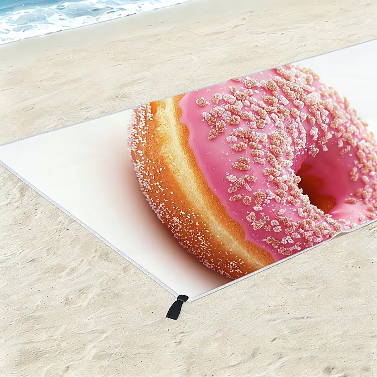 Duży ręcznik plażowy 90 x 180 cm 2 sztuki, ręcznik plażowy z mikrofibry, szybkoschnący ręcznik falisty ręcznik gimnastyczny męski, odporny na piasek ręczniki z mikrofibry akcesoria podróżne, ręcznik