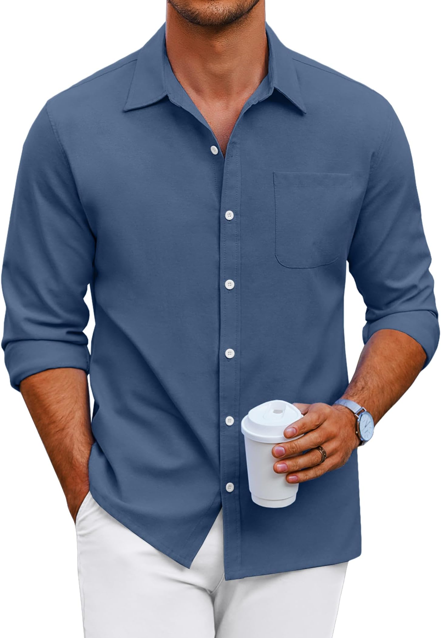business casual oxford shirt