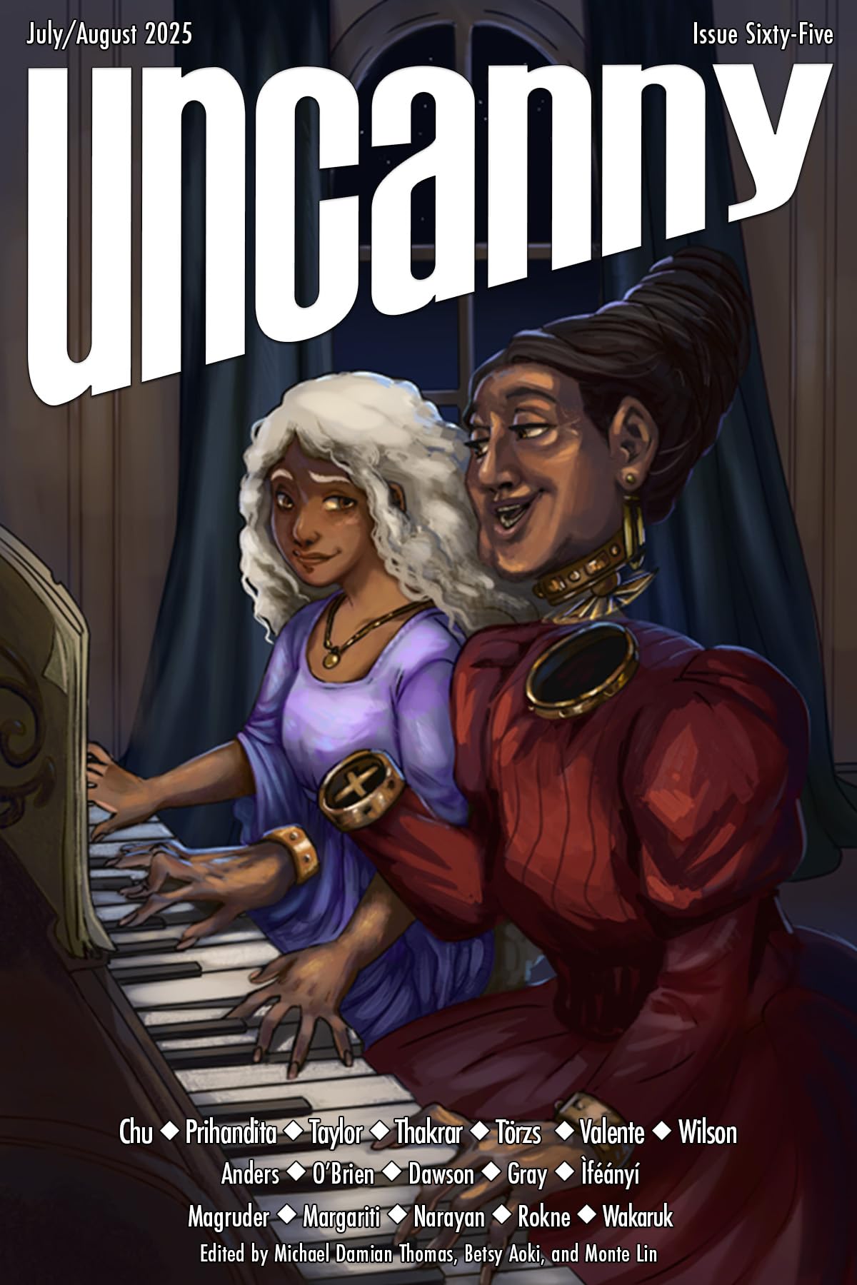 Cover of Uncanny Magazine, July-August 2025
