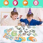 Jeu de Puzzle en bois Jeux de société populaires pour la nuit de famille, Jeu de puzzle assorti de motifs avec Bell, Puzzles de match de bloc Construction Cubes Jouets éducatifs pour les enfants et les adultes pour l'âge 4 et vers le haut