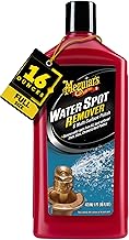 Meguiar's Water Spot Remover, Heavy Duty Water Spot Remover for Cars, Remove Water Stains and Polish Glossy Paint with a Versatile Clear Coat Safe Formula, 16 oz