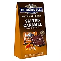 Vista 17 de GHIRARDELLI Cuadrados de frambuesa de chocolate oscuro, bolsa de 5.32 onzas