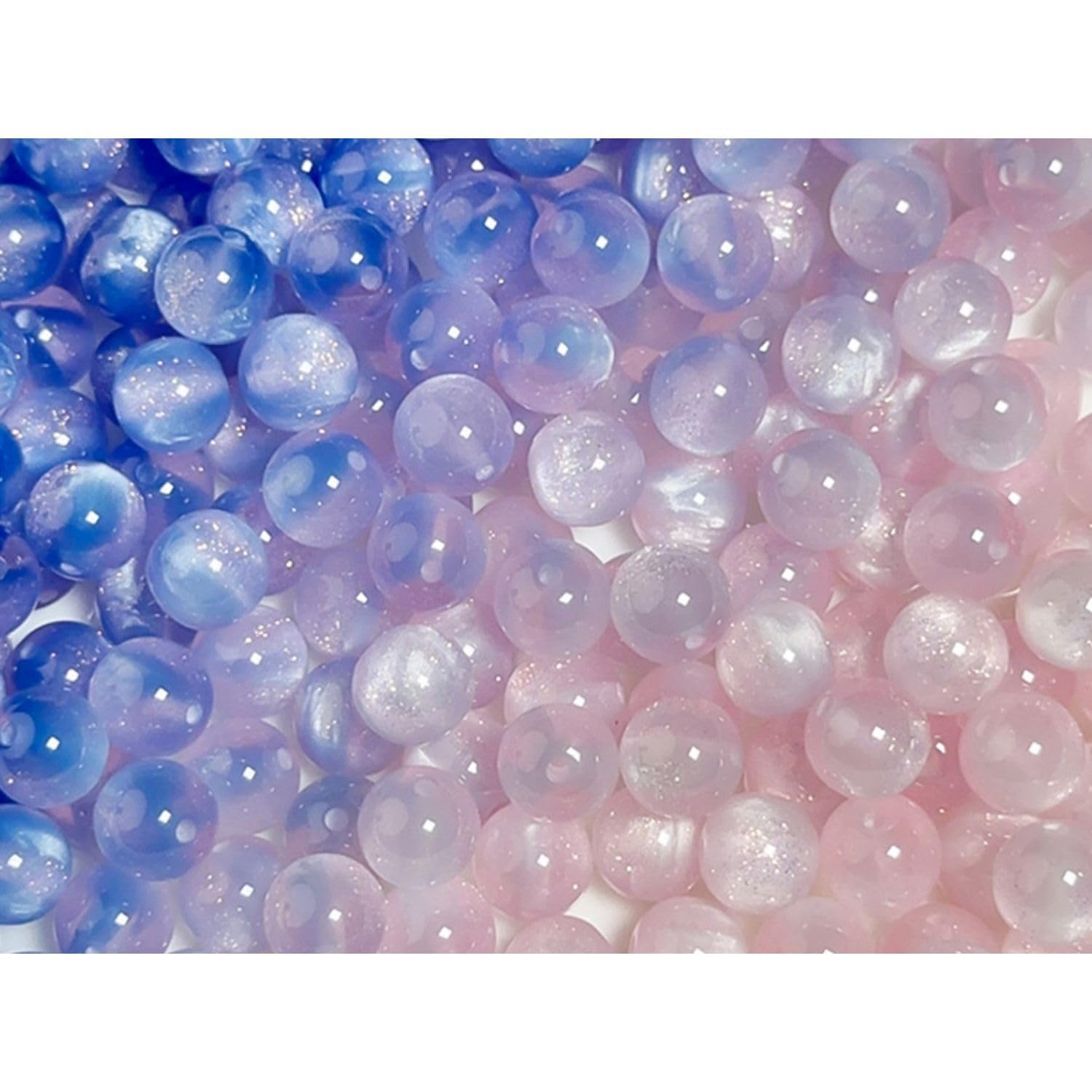 Amazon.co.jp: UVビーズ 直径約12mm 穴径約2mm 30個入り (ホワイト