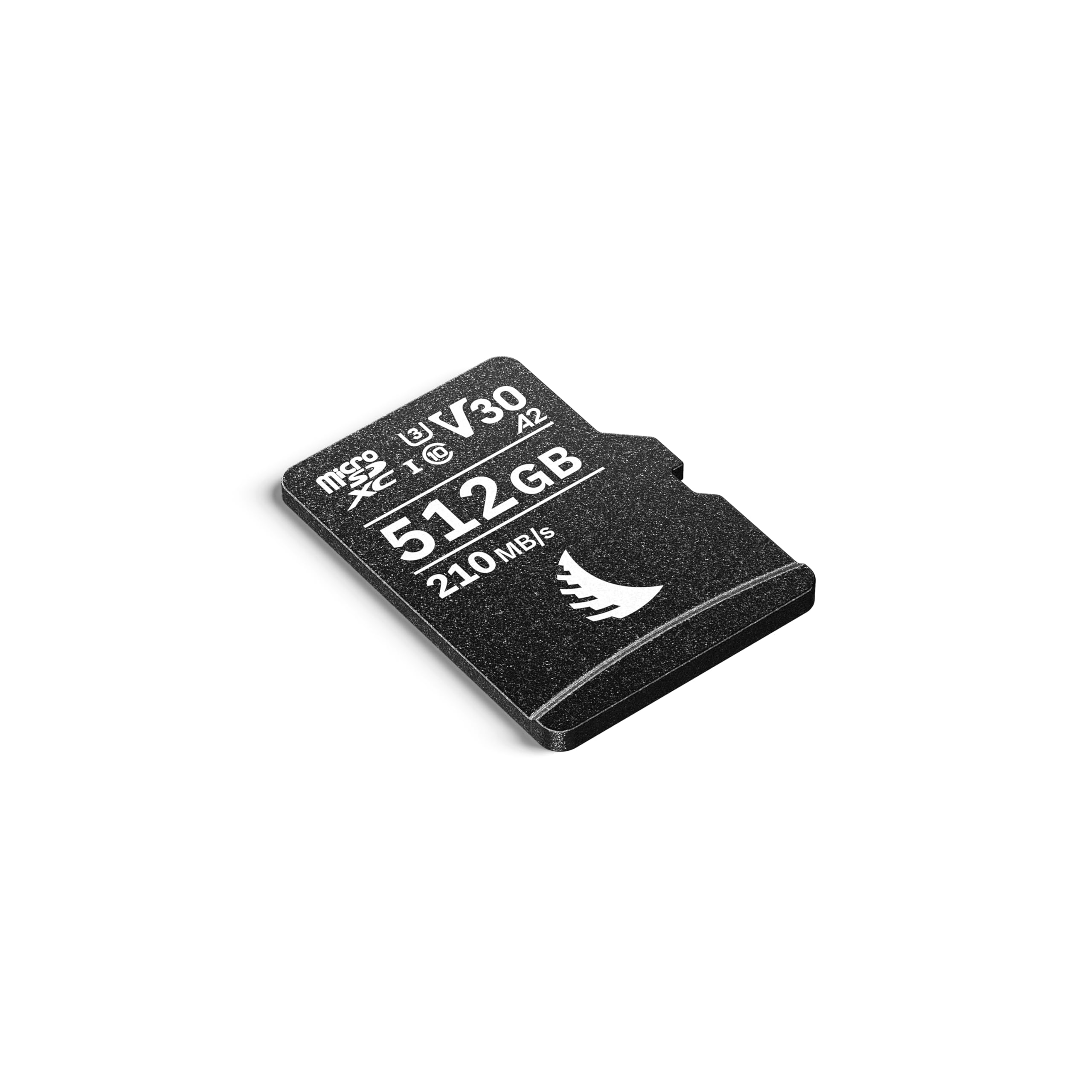 Angelbird AV PRO microSD V30 512 GB - karta pamięci microSDXC UHS-I A2 - do 8K - prędkość zapisu do 175 MB/s - do dronów, kamer akcji, smartfonów, gier