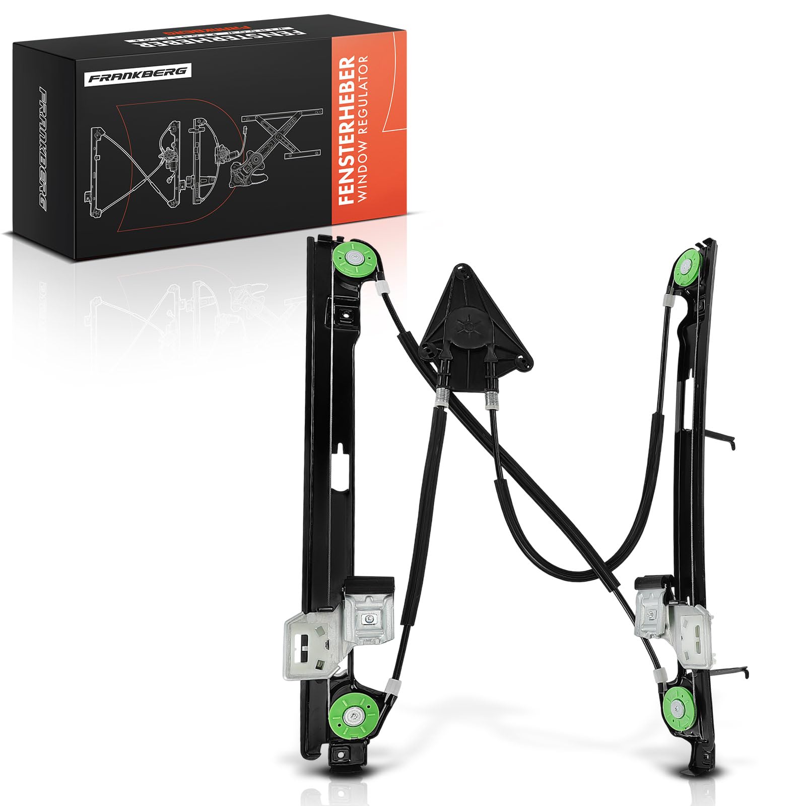 Window Regulator Front Left Compatible with Altea 5P1 MPV 2004-2015 5P0837461 Black