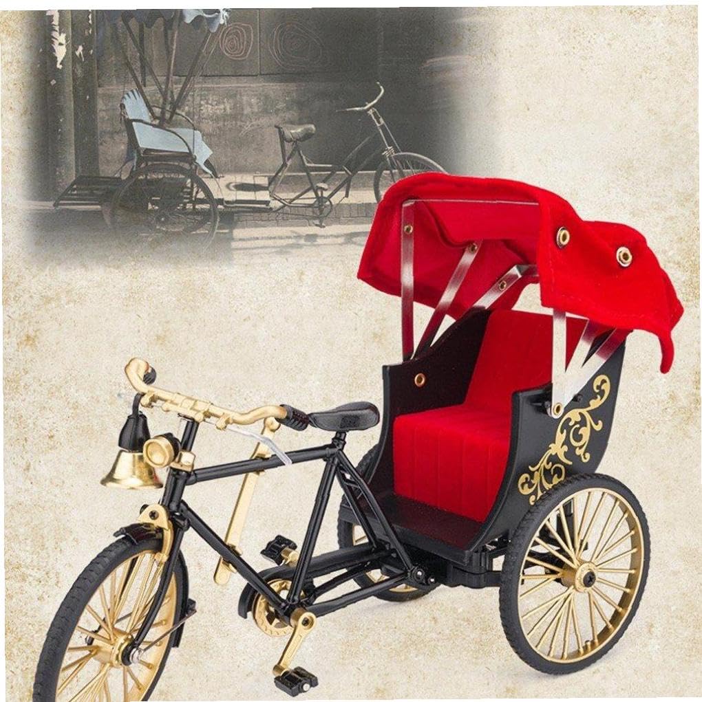 Amazon.co.jp: Vepoty 人力車モデル ミニ 人力車 三輪車