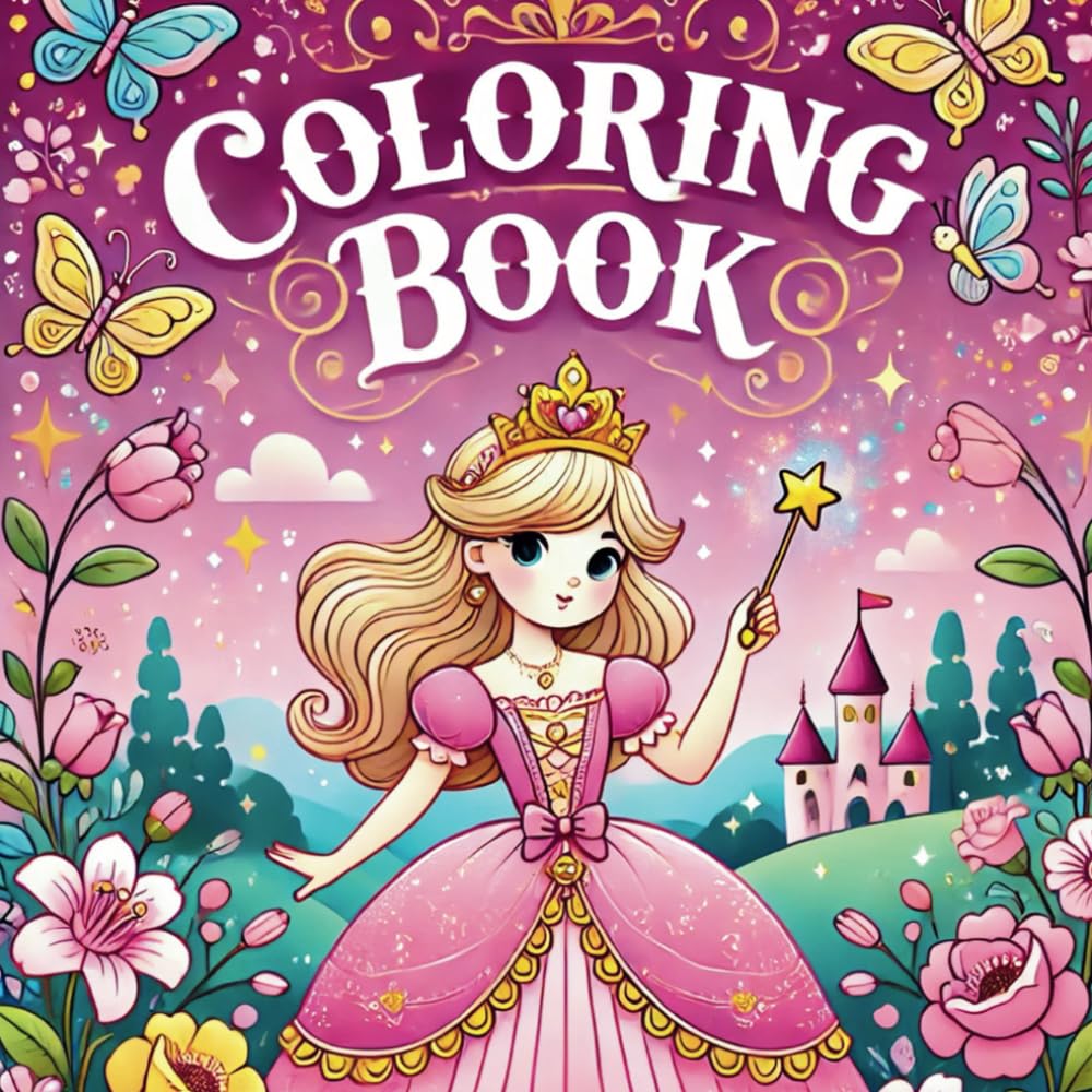 Princesses Coloring Book: Princess Coloring Book