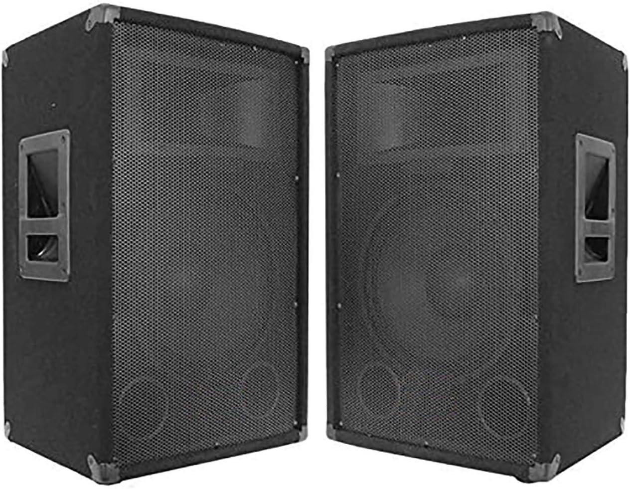 MIYAKO Speaker Cabinet Plastic Bar Handles Black Recessed Heavy Duty 8.3" X 6.5" (1 Pair - 2 pcs) : Electronics