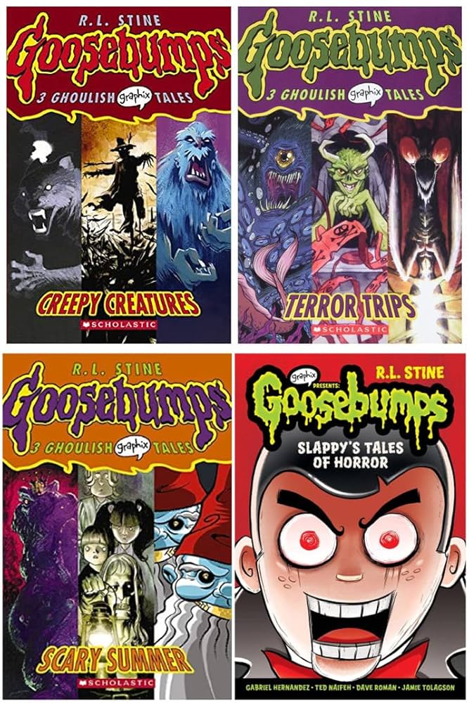 bumps 4Book Set ＃1st Goosebumps Graphic Novels 4 Books Set: Amazon.co.uk: R. L.