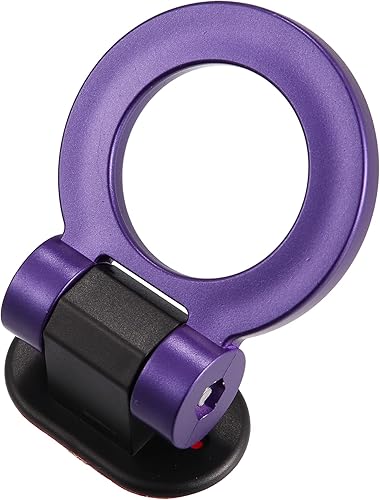 Miniatura 4 de X AUTOHAUX Pegatina universal de remolque en forma de O púrpura para coche, decoración de parachoques