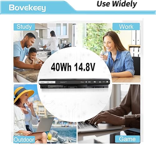 Miniatura 8 de Batería M5Y1K de 14.8V 40WH compatible con Dell Inspiron 15 5559 3567 5100 5559 3531 3000 453-bbbr Gxvj3 K185W Ki85W Wkrj2 VN3N0453-bbbr Gxvj3 3 K18