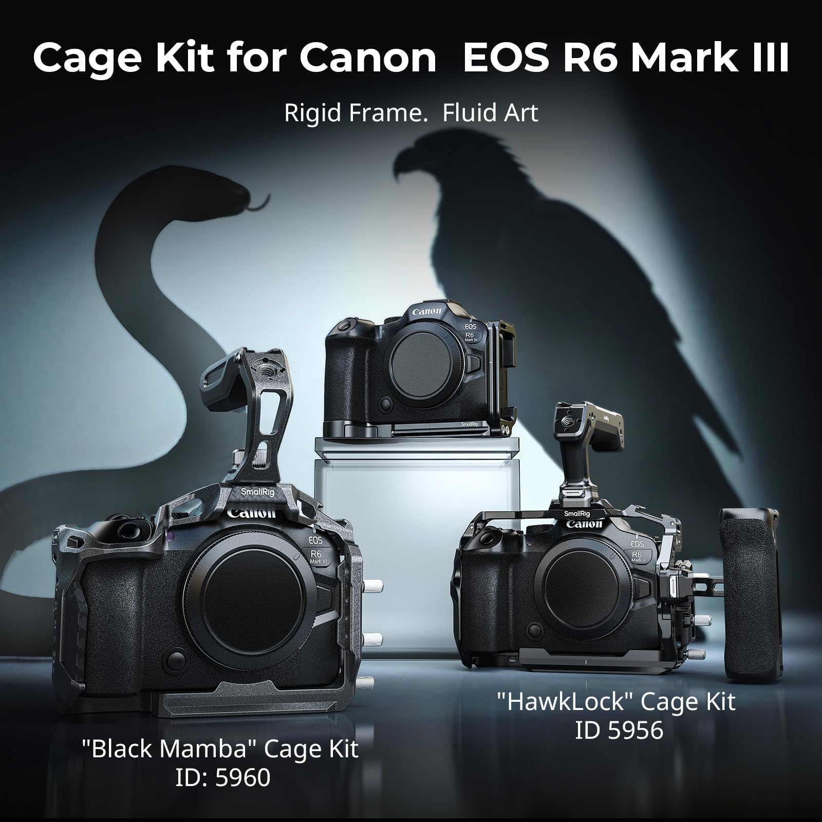 SmallRig HawkLock - Mezza gabbia a sgancio rapido per Canon EOS R6 Mark III / R6 Mark II / R5 Mark II 5953